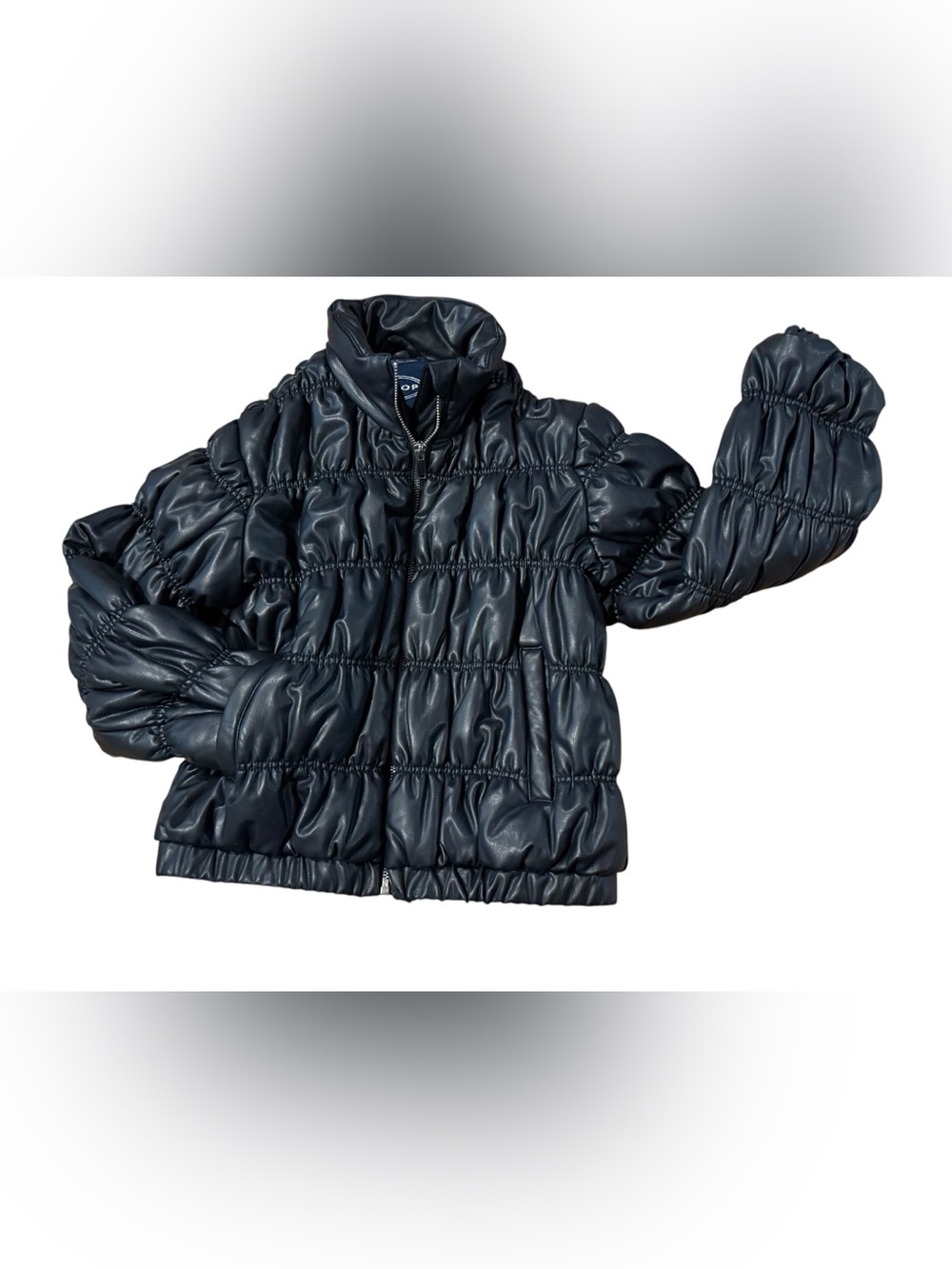 Scoop Kids Black Puffer Full Zip Jacket Size Large 10/12